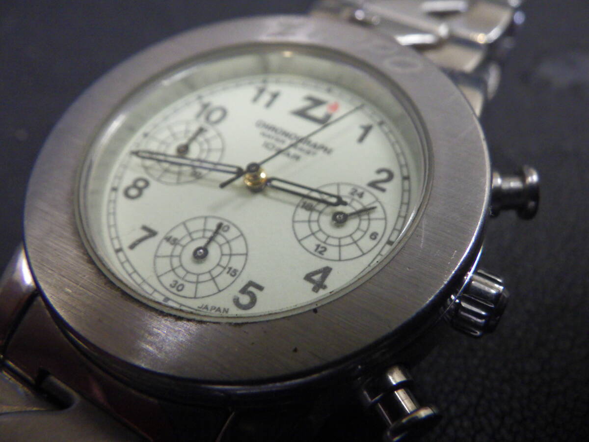 メンズ腕時計 クォーツ クロノグラフ zippo ジッポー zippo