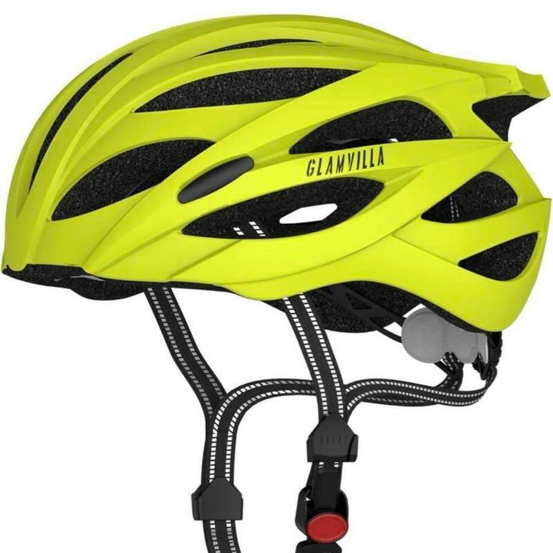 GLAMVILLA 自転車ヘルメット スケートボードヘルメット 調整可能 L