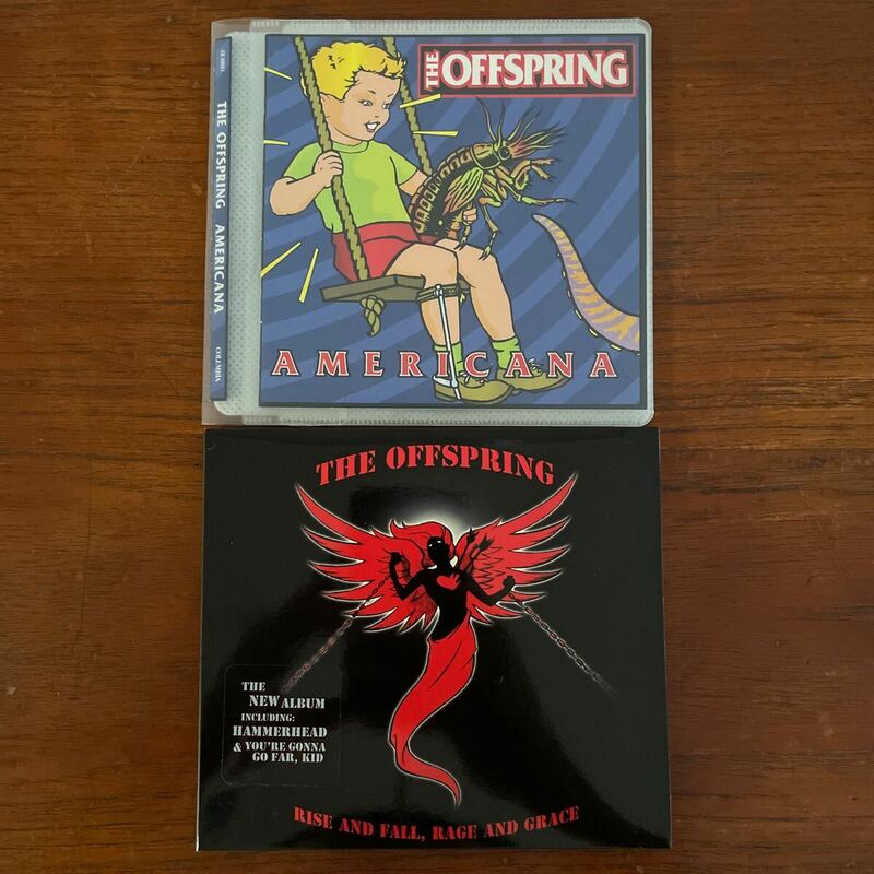 the offspring cd 2枚セット americana rise and fall rage and grace