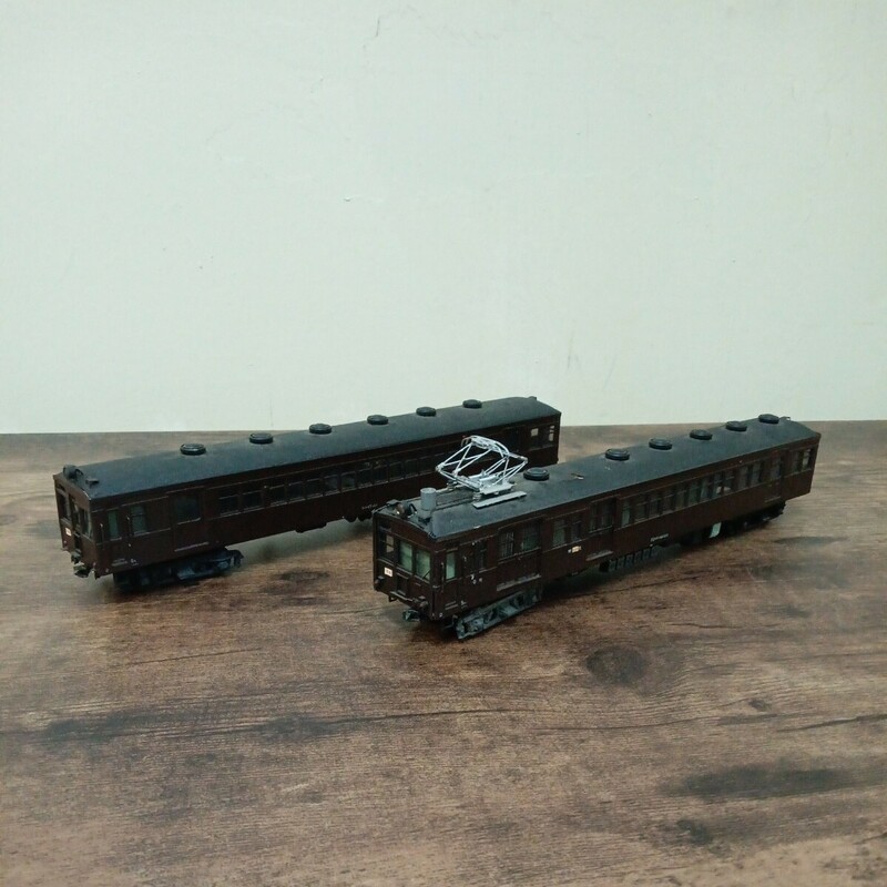 HOゲージ　鉄道模型　2両セット　クモハユニ44001 +クハ 47101