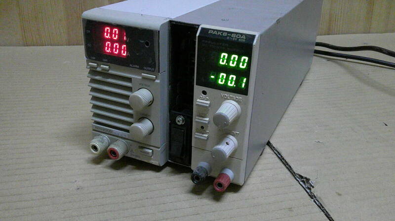 2個まとめて　KIKUSUI　直流安定化電源　PAK6-60A　ケンウッド　PS36-10 REGULATED DC POWER SUPPLY　佐川100サイズ　無線？