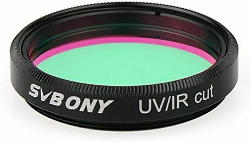 SVBONY 1.25インチ　フィルター UV IRカットブロックフィルター マルチコーティング 赤外線カットフィルター