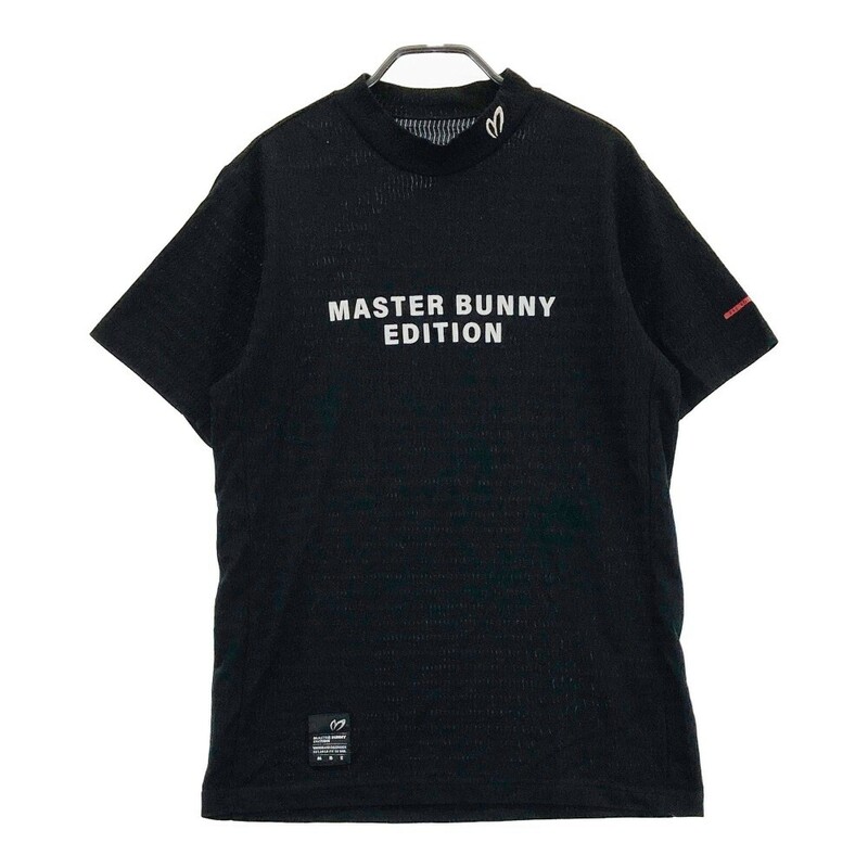 MASTER BUNNY EDITION マスターバニーエディション 2022年モデル ハイネック 半袖Tシャツ ブラック系 4 [240101182032] ゴルフウェア