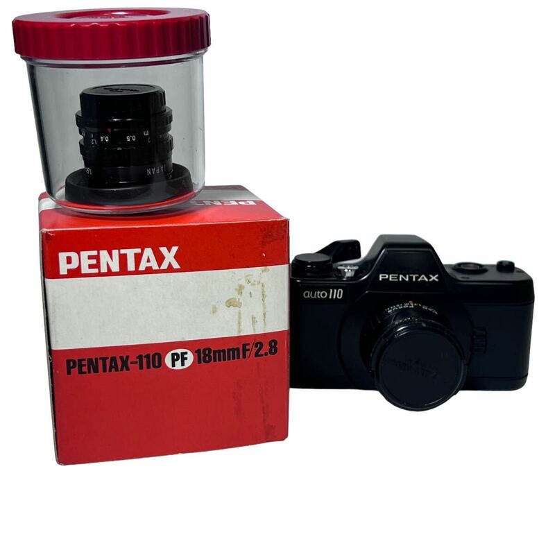 アサヒ ペンタックス ASAHI PENTAX PENTAX-110 auto 110 1:2.8 18mm フィルムカメラ