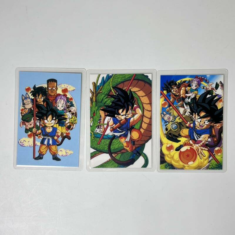 ドラゴンボール 最強への道 No.001 No.002 No.003 カードダス アマダ ラミネート カード 映画 東宝 漫画 鳥山明 レア 3枚セット 孫悟空