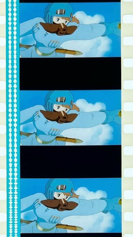 『風の谷のナウシカ (1984) NAUSICAA OF THE VALLEY OF WIND』35mm フィルム 5コマ スタジオジブリ 映画 Studio Ghibli 蟲笛 Film セル