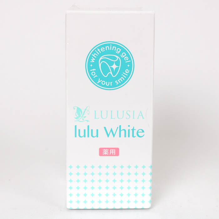 ルルシア 薬用歯磨きジェル ルルホワイト 未使用 日用品 レディース 30gサイズ LULUSIA