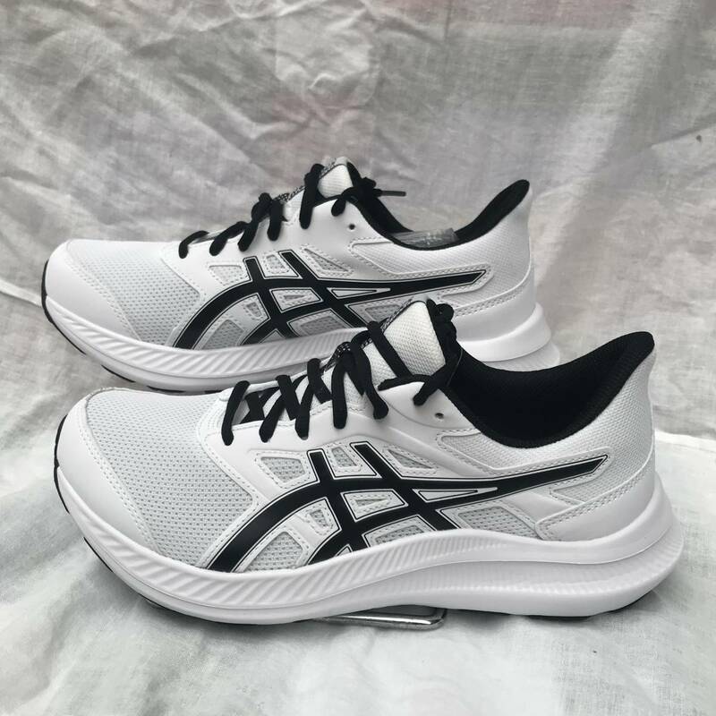 新品未使用品 通学にも！★アシックス asics★メンズ 26.0cm 『JOLT 4』白ホワイト ランニングシューズ 足幅4E ワイドタイプ 1011B602/101