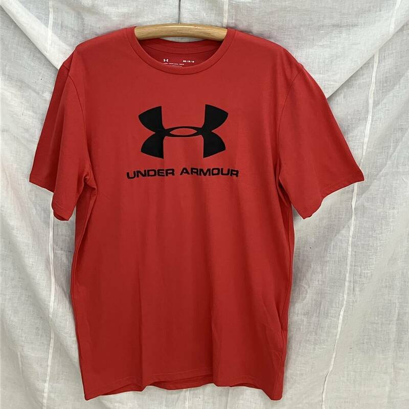 新品未使用品★UNDERARMOUR アンダーアーマー★LG(日本XL)サイズ 『UA SPORTSSTYLE LOGO SS』紺ネイビー 半袖Tシャツ 1329590/638