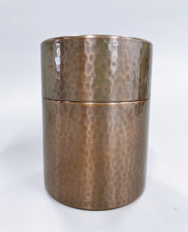 純銅製 茶筒 MINICA ブロンズ 茶缶 煎茶道具 保存容器 LIVELY MINI 茶葉入れ 銅製 茶道具