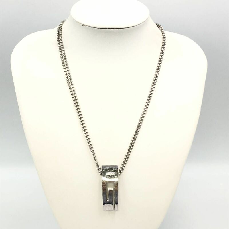 5/15MK-G2559★グッチGUCCI★グッチネックレス/アクセサリー accessory /necklace/シルバーカラー/DB0/DD0