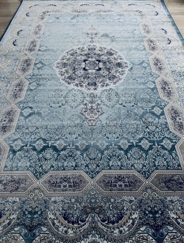 大判　最高峰約144万ノット　シルク30％ウール70%　イラン産手織り 高級ペルシャ絨毯 201×305cm #7