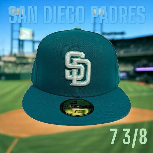 新品73/8 サンディエゴ・パドレス　海外限定ニューエラキャップ　PADRES 59FIFTY NEW ERA ダルビッシュ有　サンディエゴパドレス 帽子