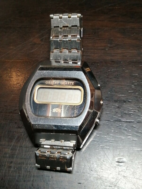#291 ORIENT QUARTZ H641101-40 CA オリエント クオーツ メンズ 腕時計 デジタル 希少 レア コレクション ビンテージ 動作未確認