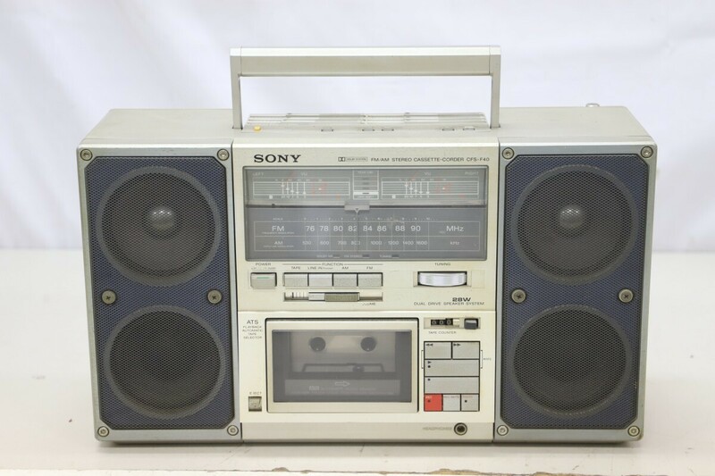 SONY ソニー ラジカセ CFS-F40(B3383)