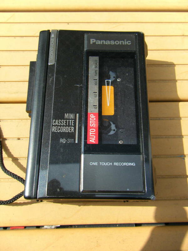 ♪パナソニック　ミニカセットレコーダー　RQ-311　Panasonic ジャンクで！