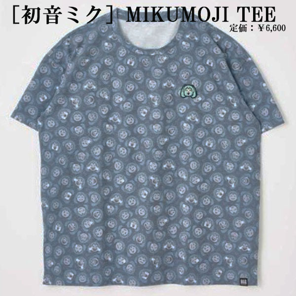初音ミク MIKUMOJI TEE　半袖Tシャツ マルチカラー Mサイズ 初音ミク×R4G メンズM /　レディースL　送料無料　