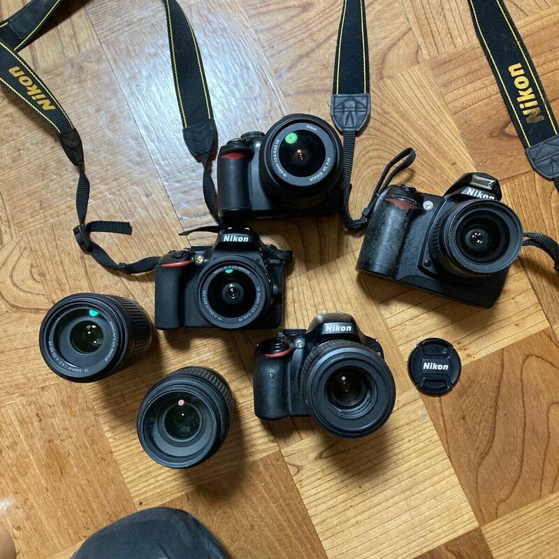 Nikon デジタルカメラ 一眼レフ レンズ ニコン まとめ売り　D5600 D5100 D3100 