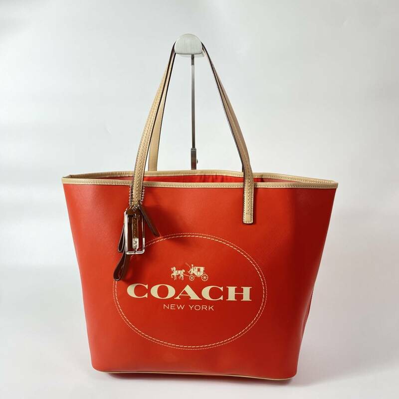 コーチ COACH レディース トートバッグ ロゴデザイン A4収納 肩掛け F33006