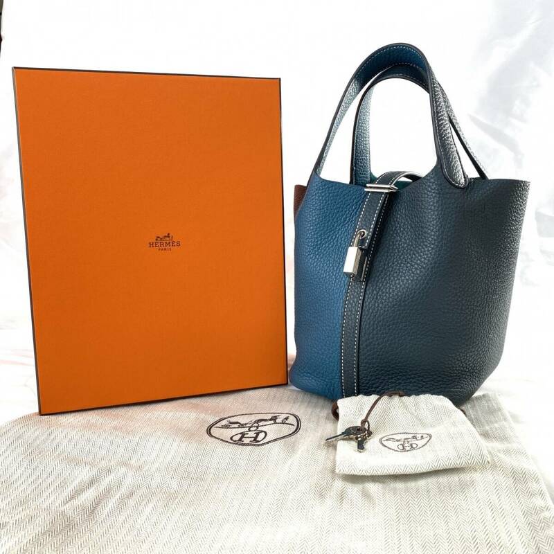 美品 エルメス HERMES レディース ピコタンロックPM カザック トリヨン Y刻 SV