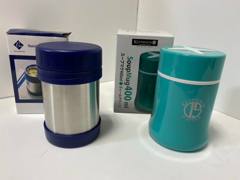 スープマグ２点セット KEVNHAUN SoupMug 400ml / BOULANGERIE MER Stainless food pot 350ml お弁当 ポット ☆ちょこオク☆80