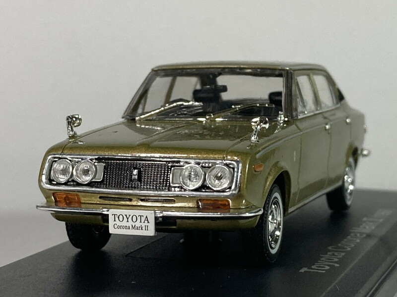 トヨタ コロナ マークツー Toyota Corona MarkⅡ (1968) 1/43 - アシェット国産名車コレクション Hachette