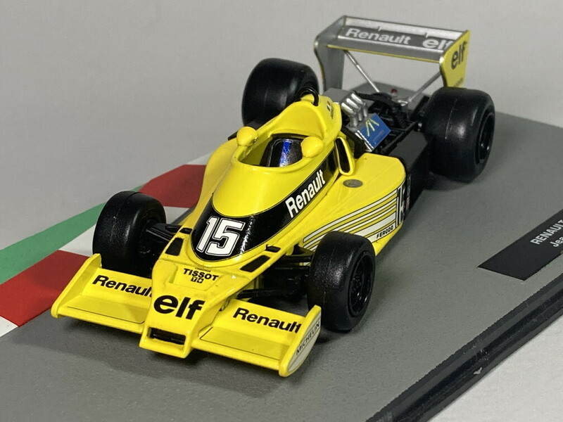 ルノー Renault RS01 1977 Jean-Pierre Jabouille 1/43 - ディアゴスティーニ Deagostini F1マシンコレクション