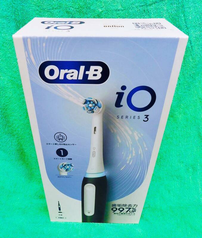 ★【未開封】ブラウン オーラルB iO３ [型番 iOG3.1A6.0 BK] BRAUN Oral B マットブラック ★ 送料520円 