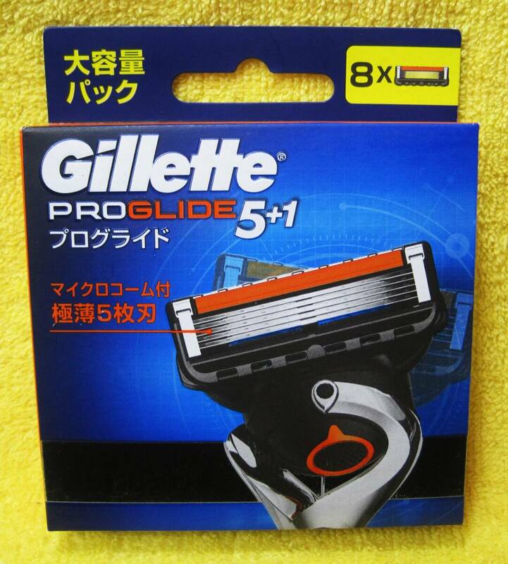 ◆【未開封】ジレット プログライド Gillette PROGLIDE 5+1 替刃8コ入 ◆ 送料140円～