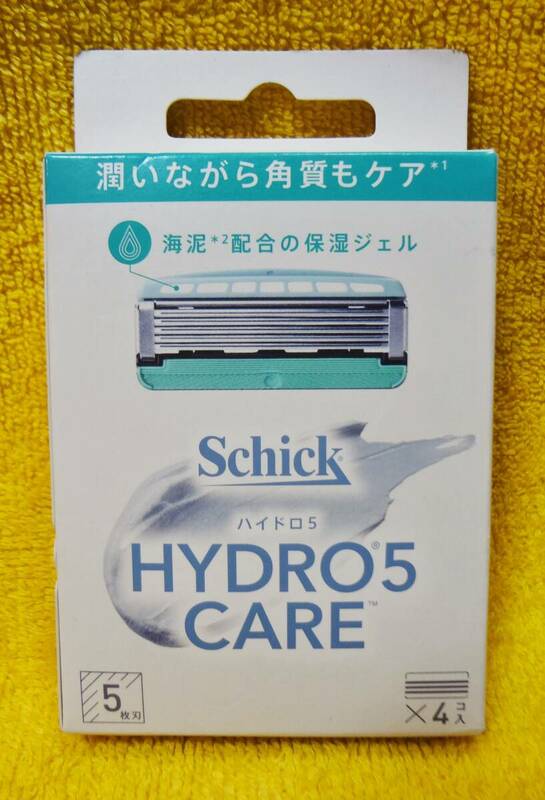 ◆【未開封】シック ハイドロ5 ケア 替刃4コ入 5枚刃 潤いながら角質もケア Schick HYDRO5 CARE ◆ 送料120円～