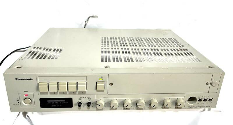 ① Panasonic パナソニック ハイパワーアンプ WA-H30 音響 機材
