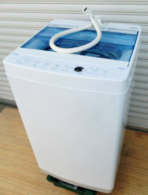 【　3ヵ月保証　】6.0㎏　洗濯機　JW-C60FK　動作良好　つけおきコース　風乾燥　しわケア脱水　2019年製　Haier