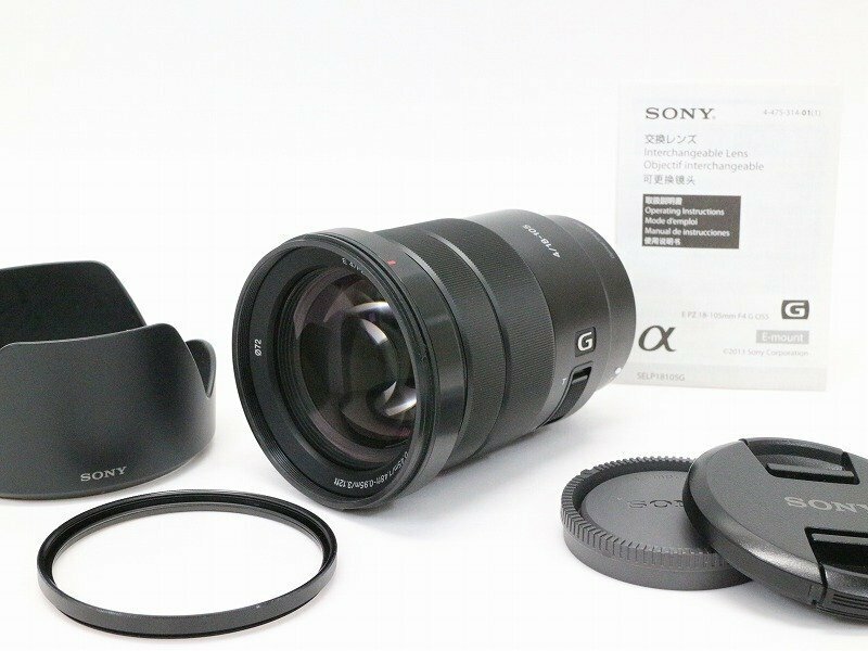 ●○SONY SELP18105G E PZ 18-105mm F4 G OSS カメラレンズ 高倍率 ズーム Eマウント ソニー○●026001003○●