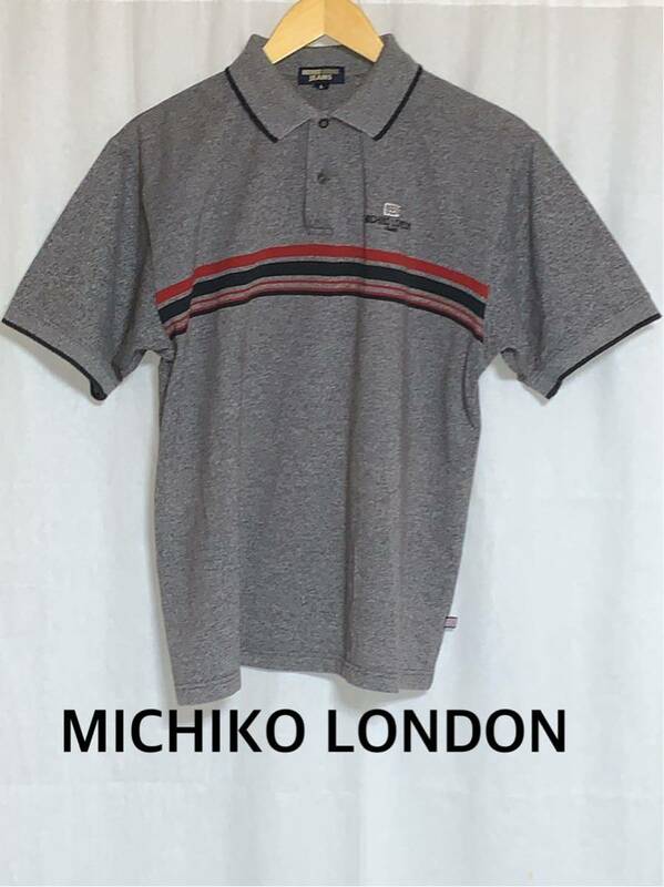 美品 MICHIKO LONDON 半袖ポロ c-305g