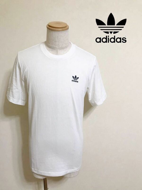 【新品】 adidas originals ESSENTIAL T アディダス オリジナルス エッセンシャル Tシャツ トップス サイズO 半袖 白DV1576 ホワイト