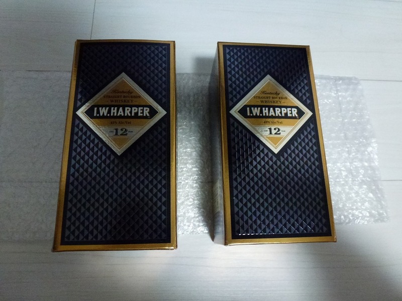 【未開封】オリジナル箱入り　I.W.HARPER 12年 750ml 正規輸入品 2本セット