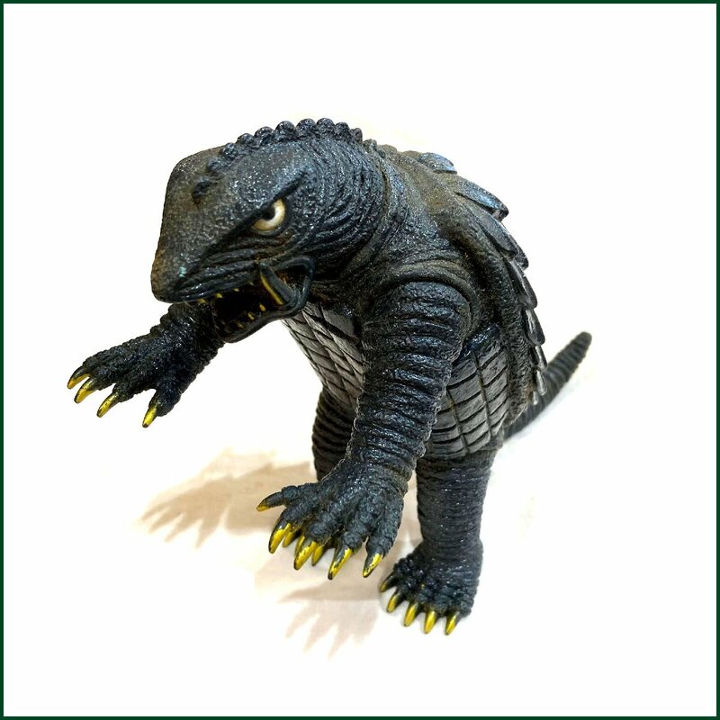 中古●バンダイ/BANDAI●大怪獣ガメラ フィギュア ソフビ 昭和ガメラ バンダイ JAPAN 1991 記名有り