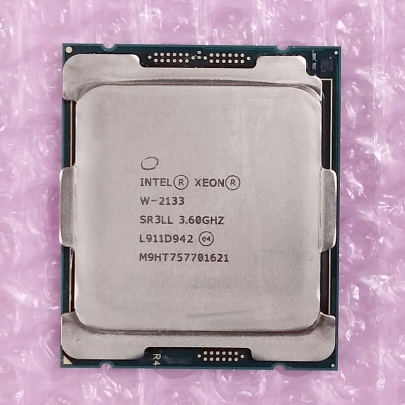 【動作確認済み】Xeon W-2133 SR3LL 3.60GHz サーバー用CPU LGA2066 ※複数入荷