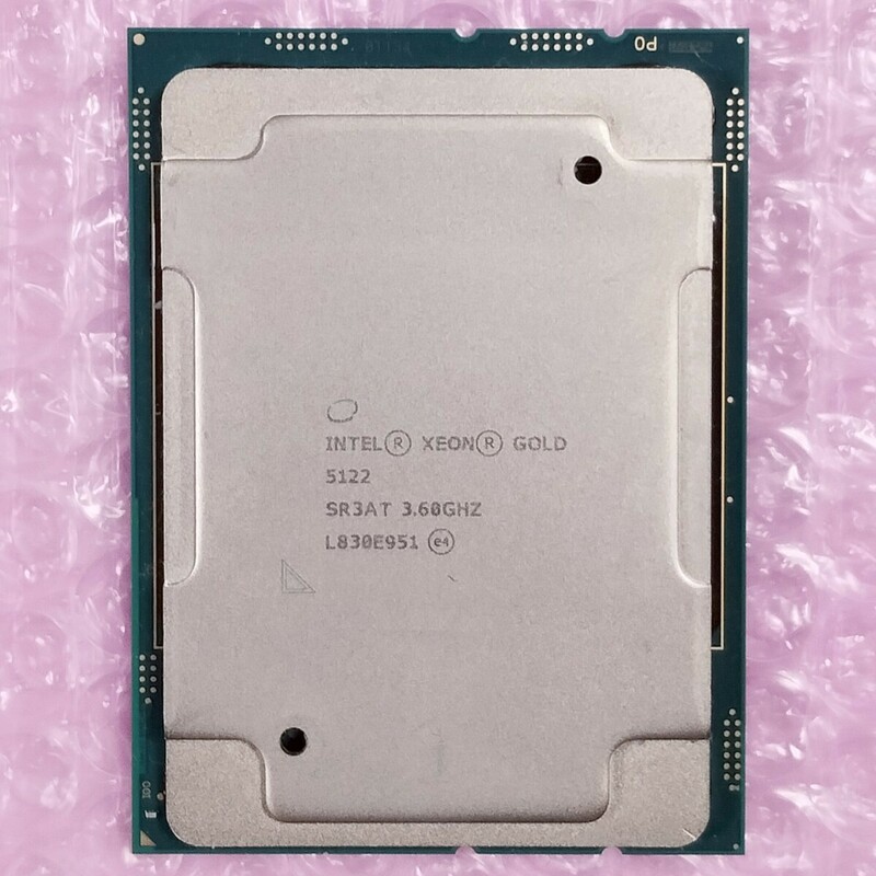 Intel Xeon GOLD 5122 3.60GHz SR3AT / サーバー用CPU (在庫4)