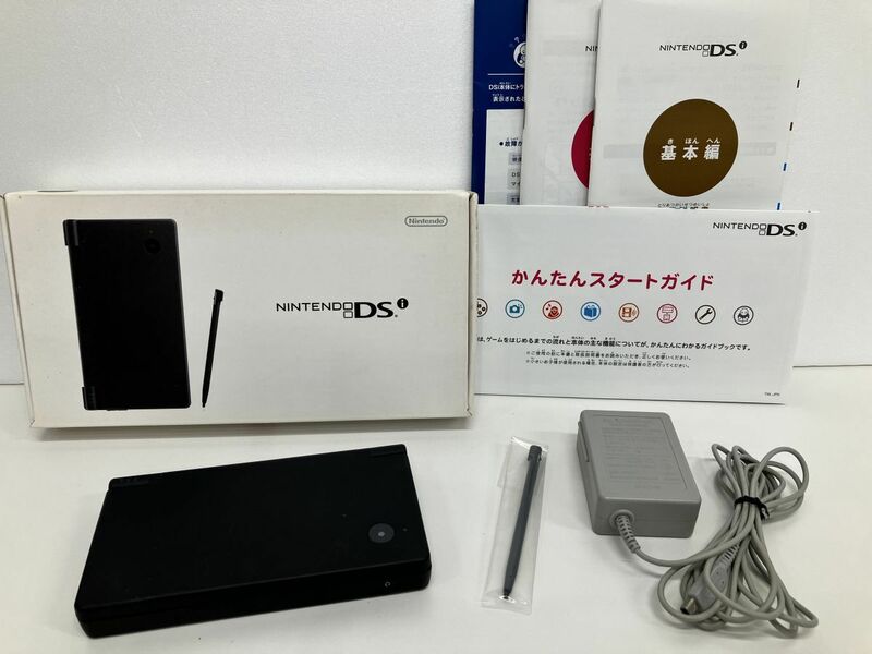 ゲーム機本体/ジャンク扱い/Nintendo DSi ブラック/充電池なし/箱、取扱説明書、ACアダプター付き/任天堂/TWL-001【G015】