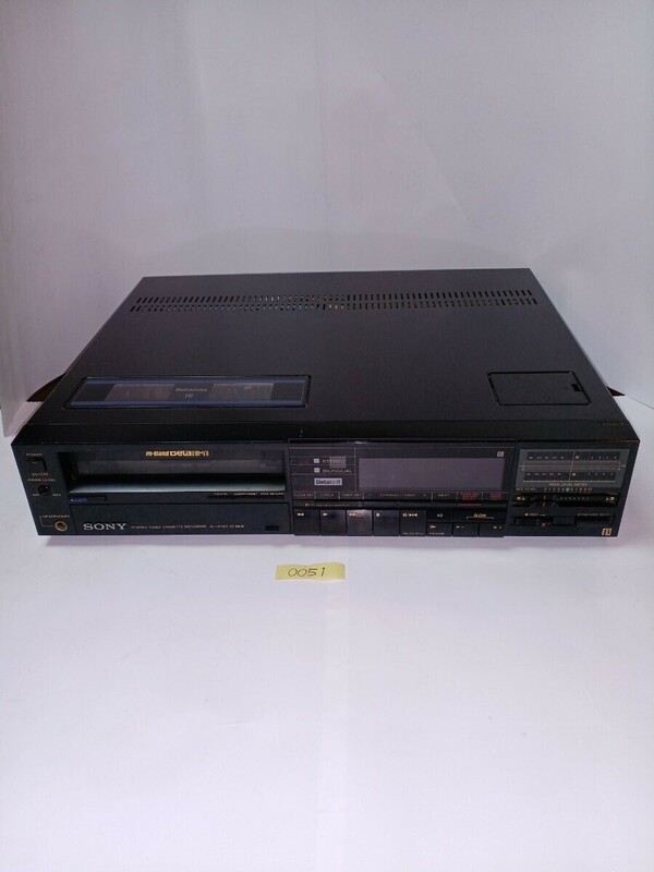 SONY ソニー Betamax ビデオカセットレコーダー ベータビデオデッキ SL-HF507 No.0051
