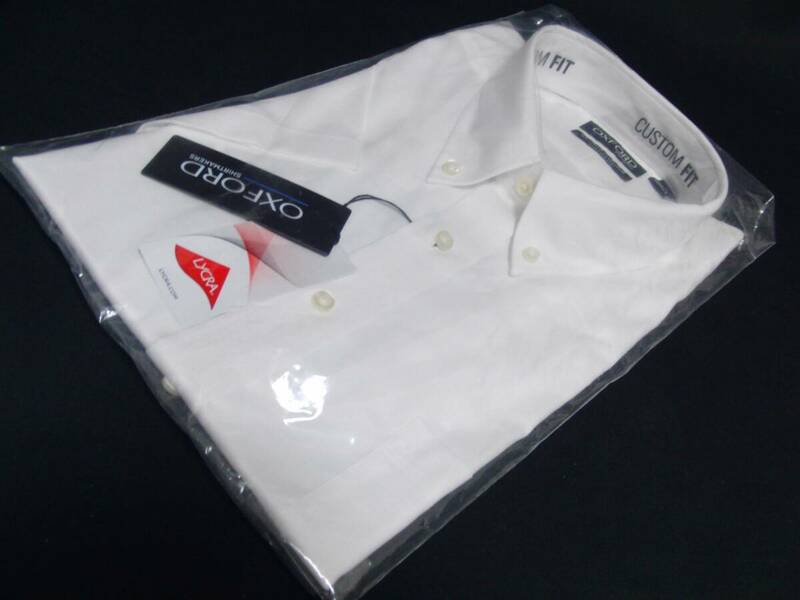 即決新品!早勝OXFORD SHIRTMAKERS半袖ビジネスシャツ【LYCRAファイバー】衝撃価格オックスフォードB.D.シャツ☆カスタムフィットデュポン社