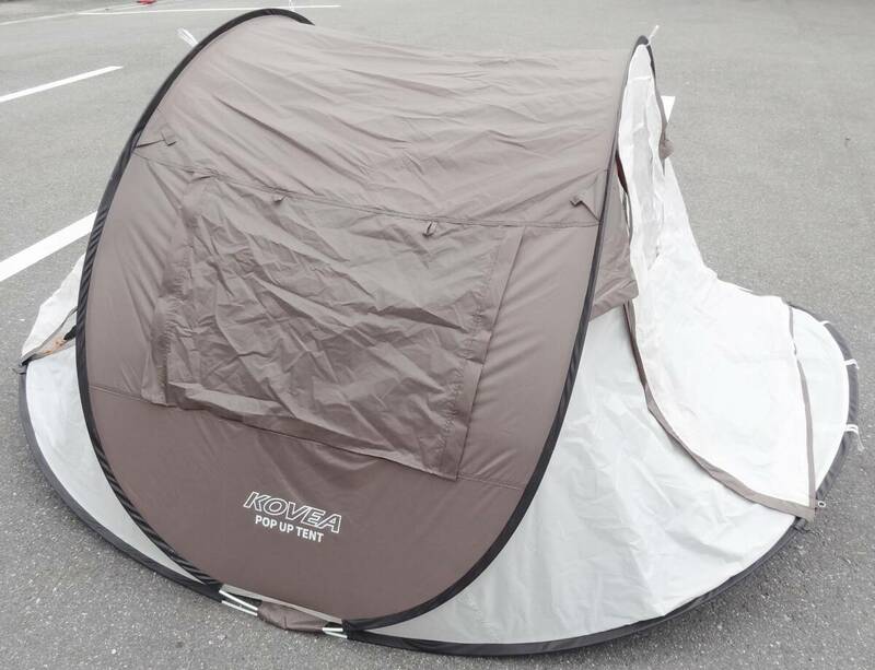 CA0261a KOVEA ポップアップテント Pop Up Tent 2~3人用 グレー→ベージュ KECO9TI キャノピー キャンプ