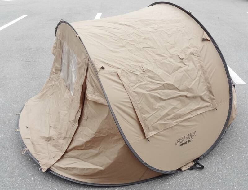 CA0260 KOVEA ポップアップテント Pop Up Tent 2~3人用 ブラウン→タン KECO9TI キャノピー キャンプ