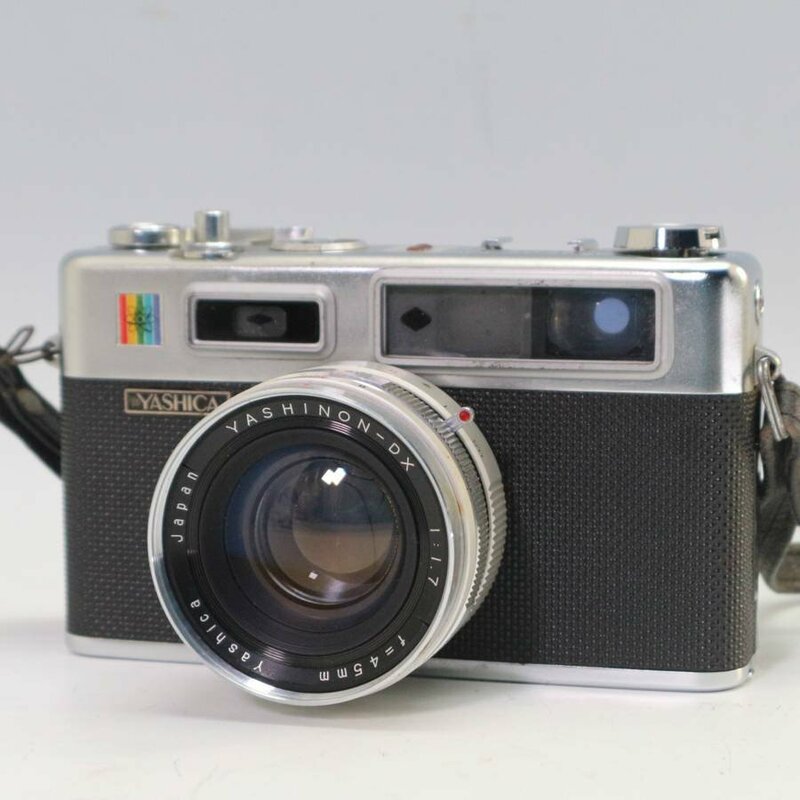 YASHICA ヤシカ ELECTRO35 レンジファインダー フィルムカメラ 本体 YASHINON-DX 1:1.7 f=45mm ジャンク品◆832f18