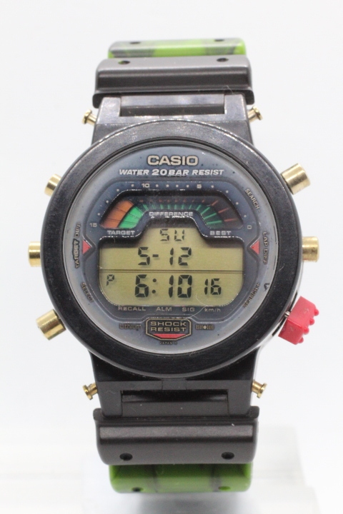 【CASIO】G-SHOCK DW-6000 明細カラーベルト付き 中古品時計 外カバーなし 電池交換済み 24.5.19