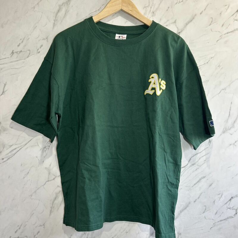 MLB メジャーリーグベースボール 球団ロゴ バックプリント 半袖 シャツ tシャツ サイドスリット 中古現状品 240510k02