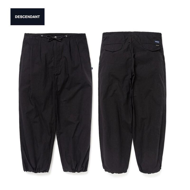 23aw DESCENDANT SMOCK OXFORD TROUSERS CORDURA BLACK 3＊ディセンダント パンツ コーデュラ TET WTAPS 24ss