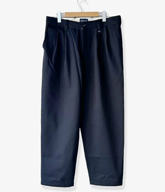 23aw DESCENDANT DC-3 ORGANIC COTTON TWILL TROUSERS NAVY 3＊ディセンダント ワークパンツ TET WTAPS 24ss