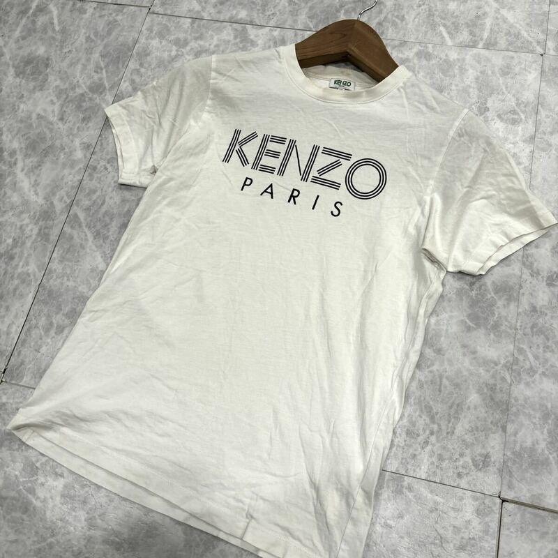 LL ＊ 国内正規品 'ラグジュアリーウェア' KENZO ケンゾー 半袖 ロゴプリント Tシャツ / カットソー XS メンズ 紳士服 トップス 